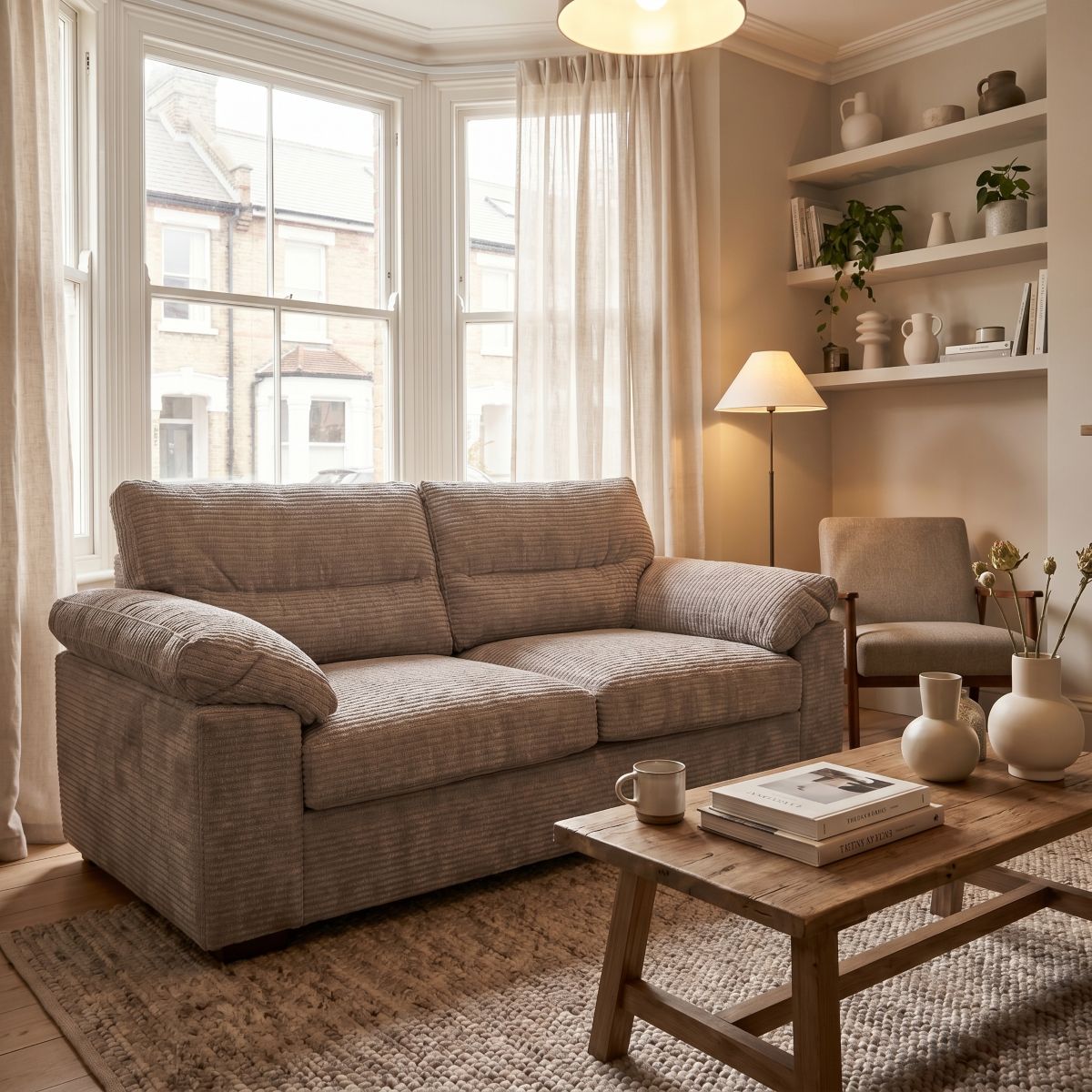 Alexis 3 seater Sofa - Wide choice of luxury fabrics & colours