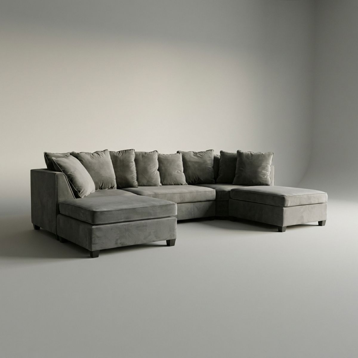 Miami U-Shape  Sofa Scatter Back Cushions