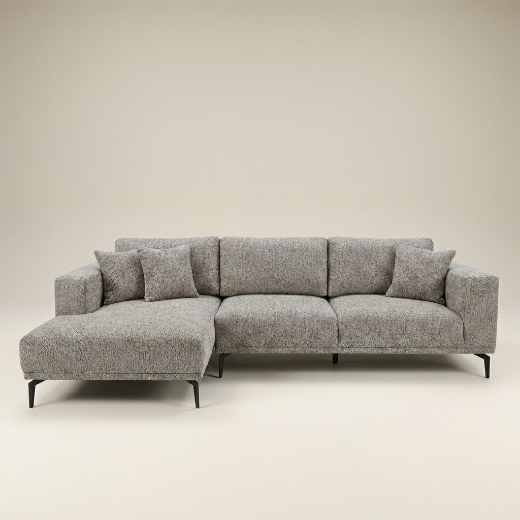 River Fabric Sofa LHF Chaise Wide Choice Choice Colours & Fabrics 