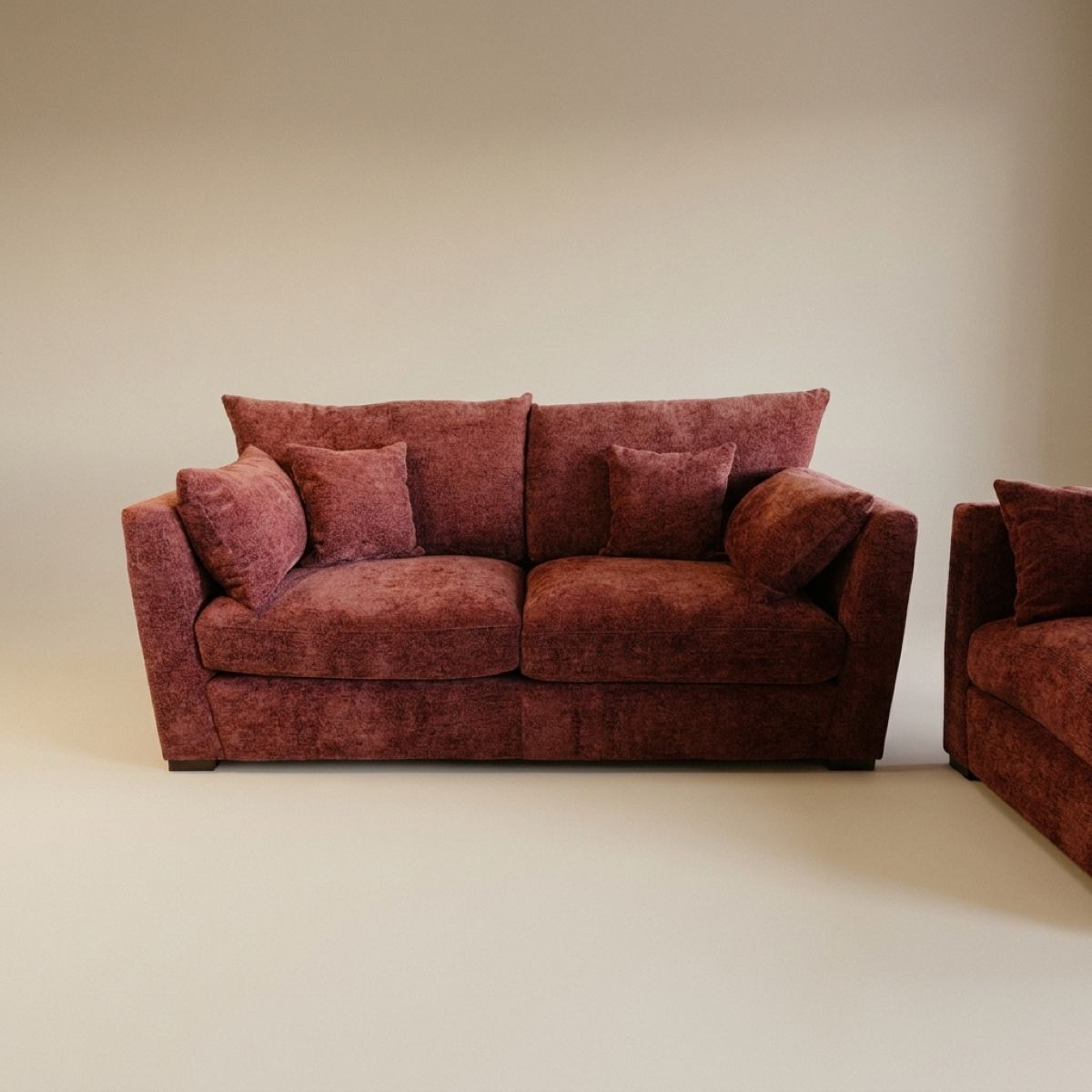 Lola Fabric 3 Seater Wide Choice Colours & Fabrics