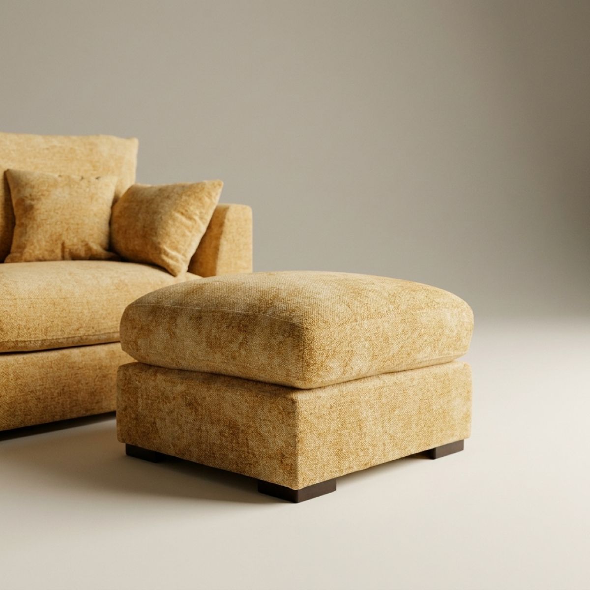 Lola Fabric Footstool Wide Choice Colours & Fabrics