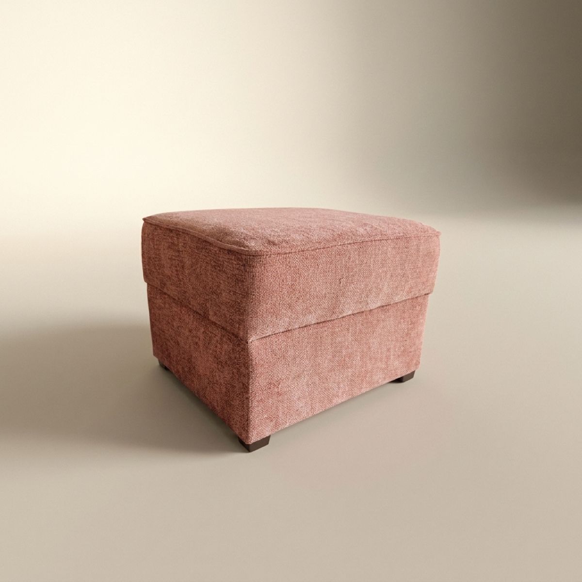 Buckingham Fabric Footstool Wide Choice Colours & Fabrics