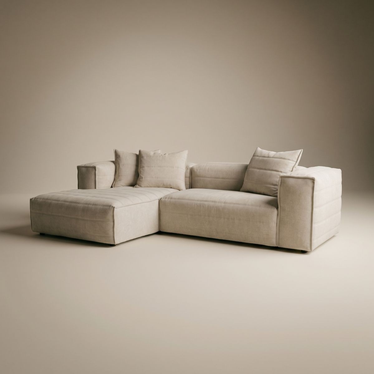 Lucille LHF Corner Chaise Sofa - Wide Choice Luxury Fabrics & Colours