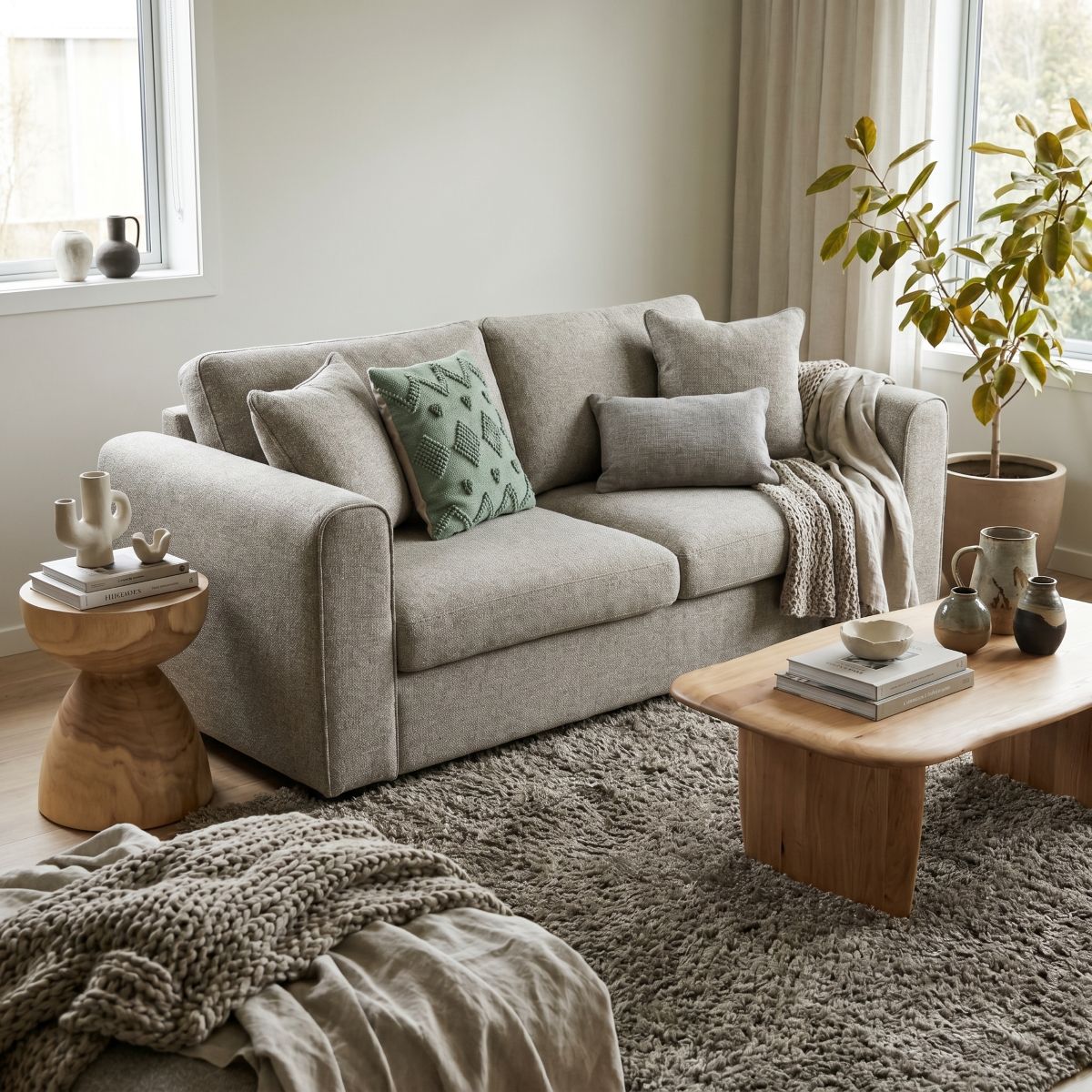 Narla Fabric 3 Seater Sofa Wide Choice Fabrics & colours 