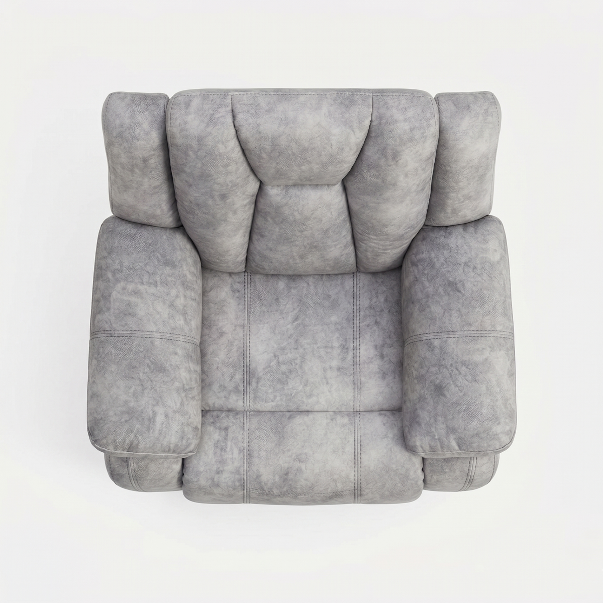 Halle Light Grey Fabric Power Recliner Armchair with Comfort