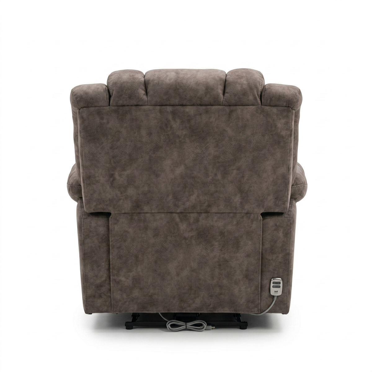 Halle Power Recliner Fabric Armchair Sofa in Fawn Colour