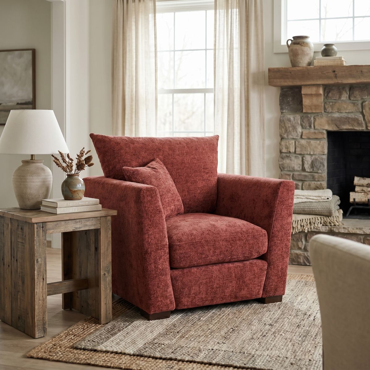 Lola Fabric Armchair Wide Choice Colours & Fabrics