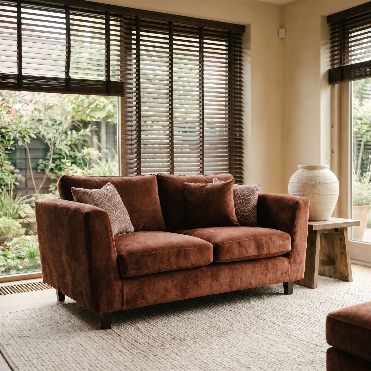 Clara Fabric Sofa Range 2 seater Wide Choice of Colours & Fabrics