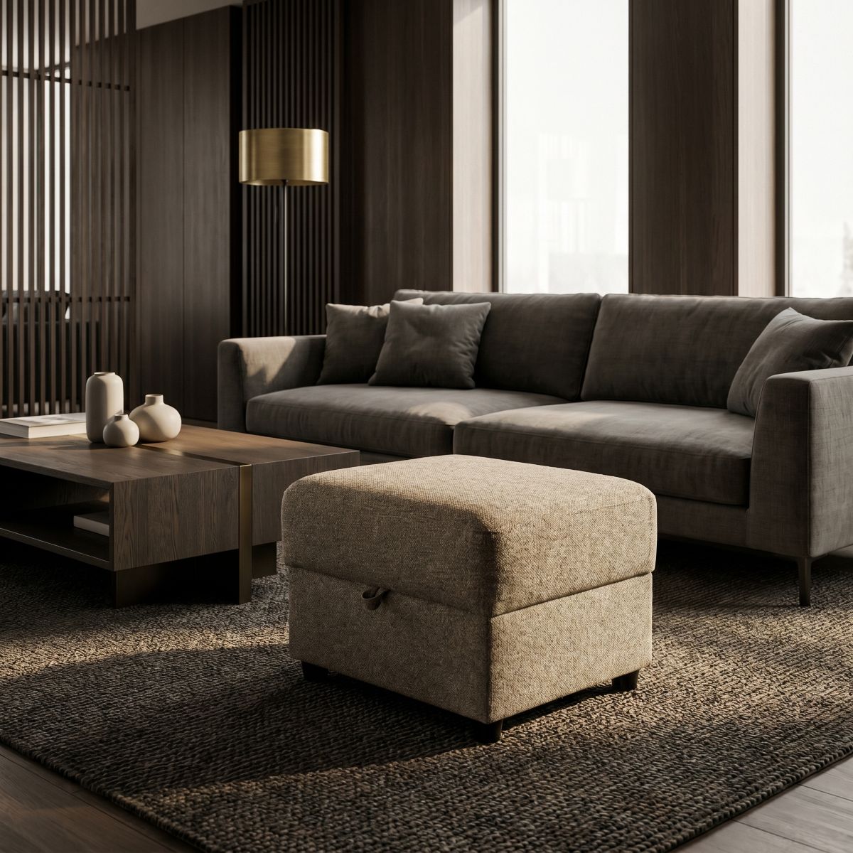 Willow Fabric Footstool Wide Choice Colours & Fabrics 